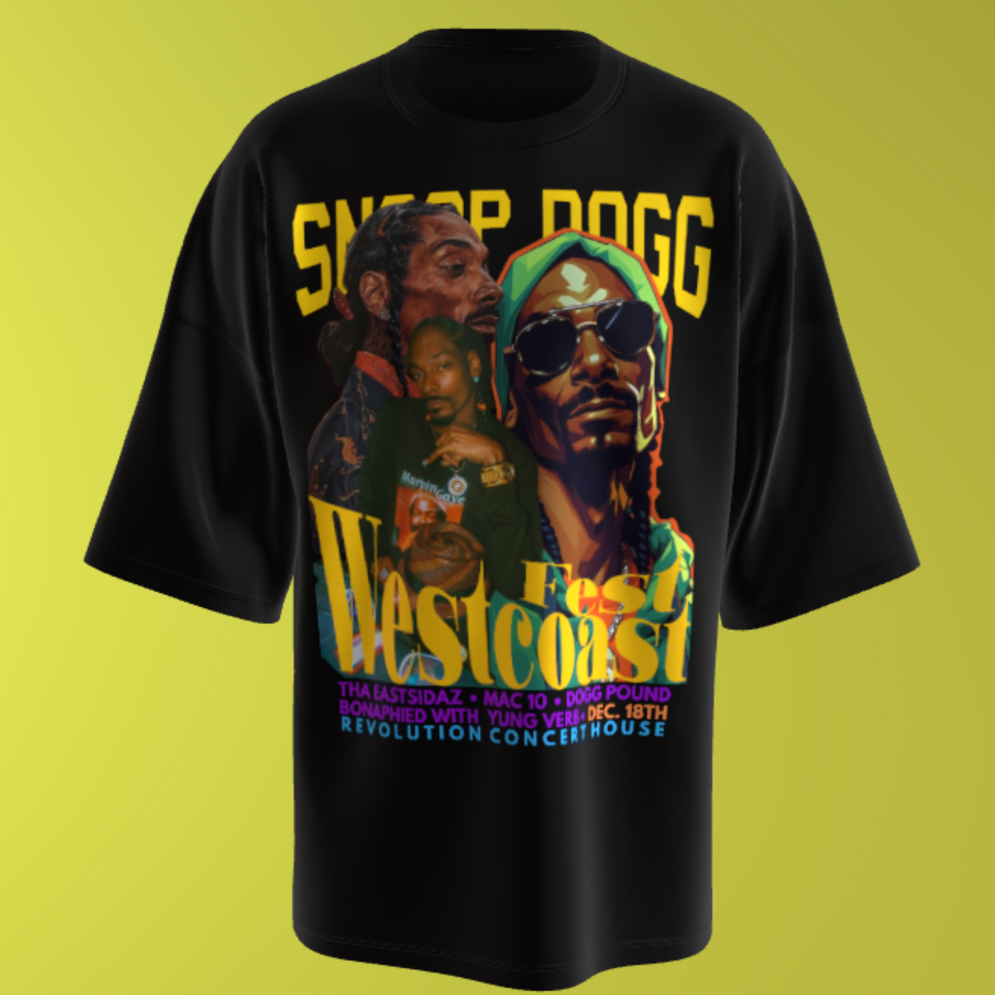 [Vintage Snoop] - Oversized Unisex Tshirt