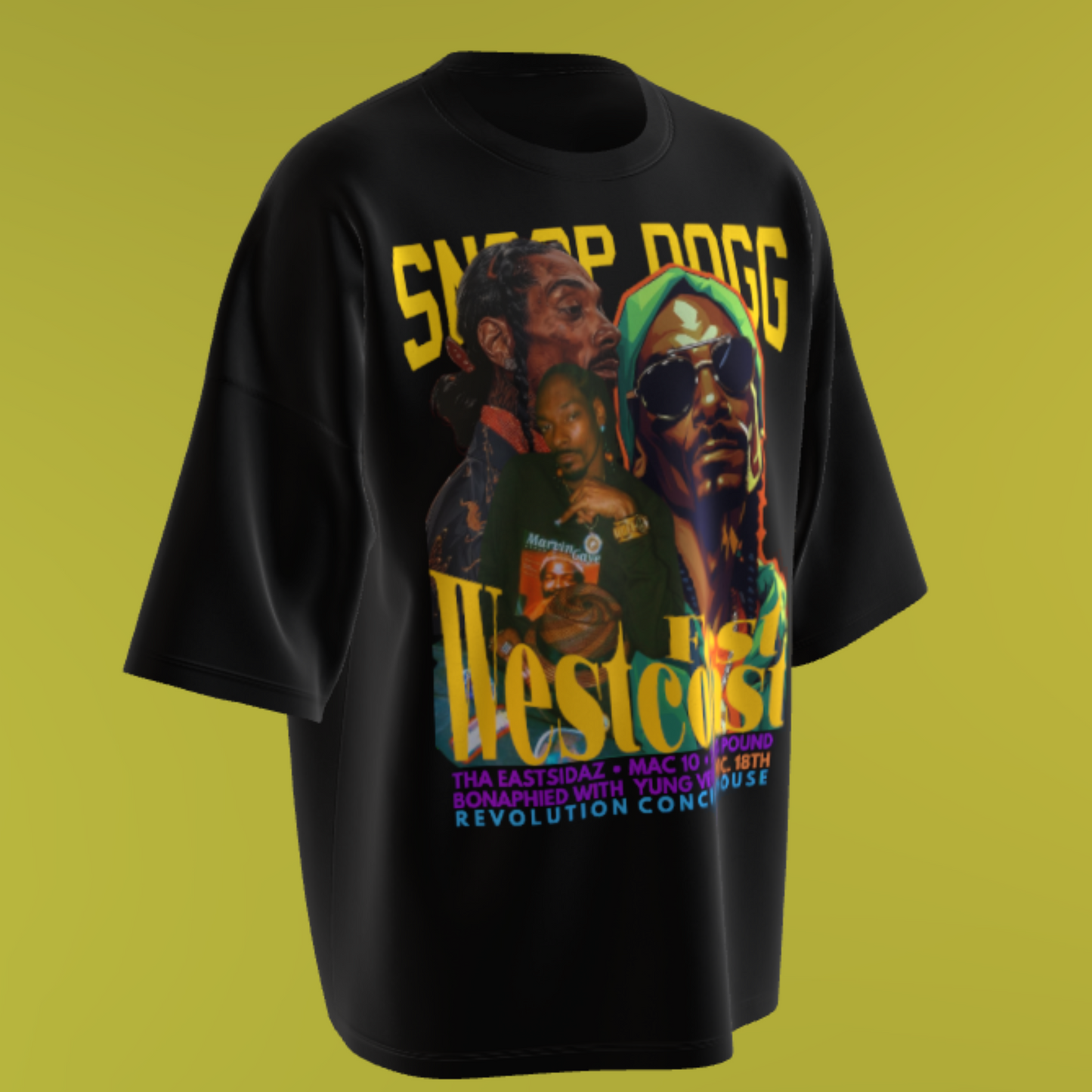 [Vintage Snoop] - Oversized Unisex Tshirt