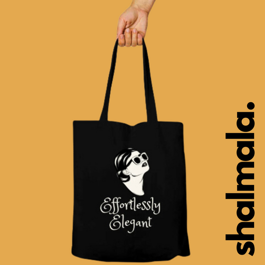 Effortlessly Elegant - Unisex Zipper Tote Bag