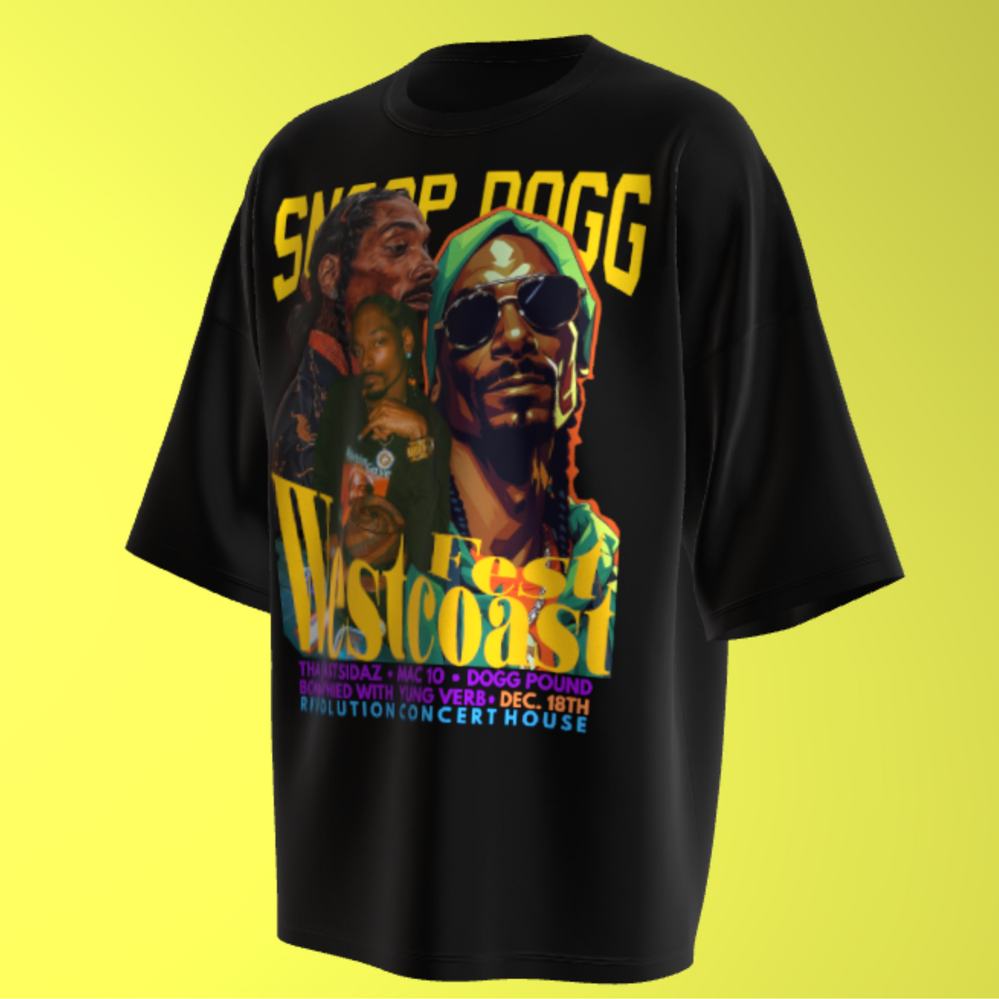 [Vintage Snoop] - Oversized Unisex Tshirt