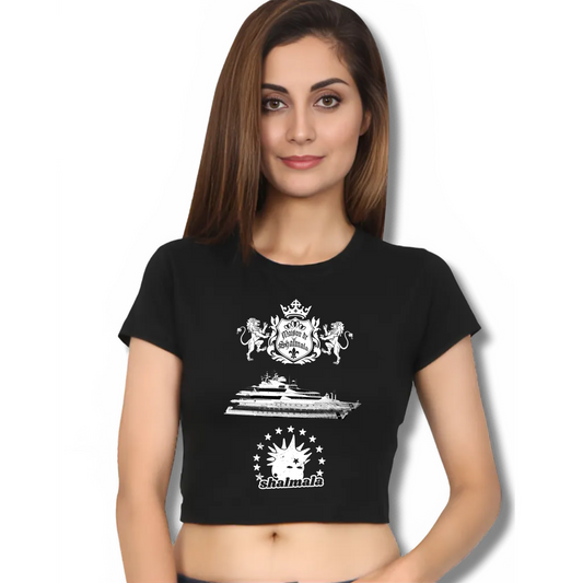 Shalmala Signature Logos Crop Top