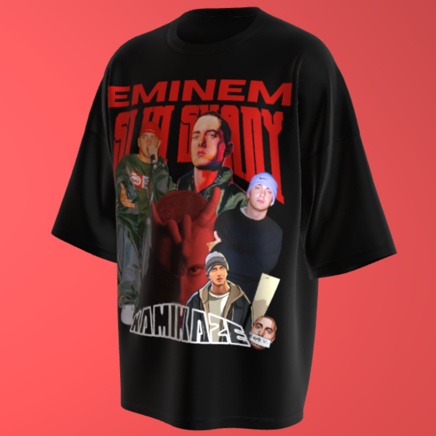 [Vintage Eminem] - Oversized Unisex Tshirt