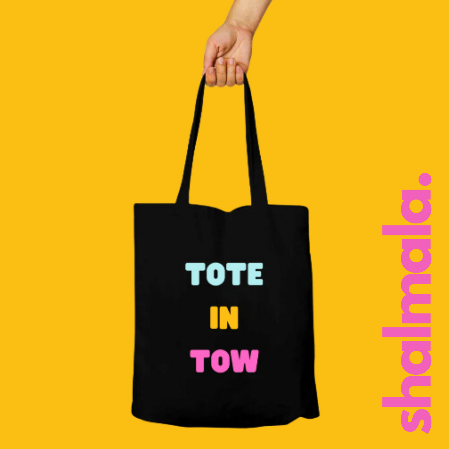 Tote in Tow - Unisex Zipper Tote Bag