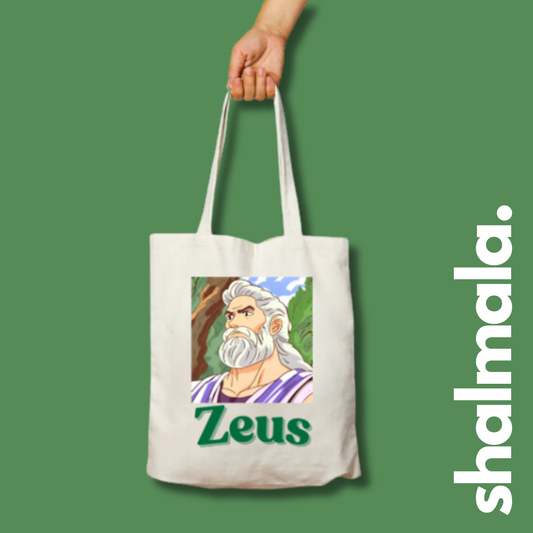 Zeus - Unisex Zipper Tote Bag