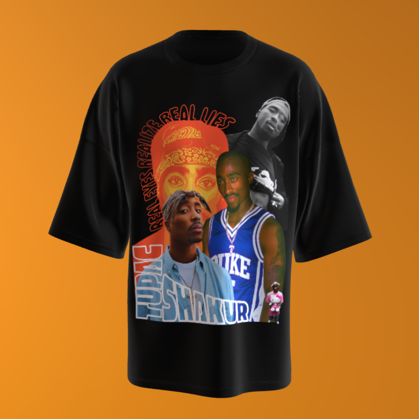 [Vintage 2Pac] - Oversized Unisex Tshirt