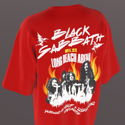 Black Sabbath 1978 Long Beach Arena Concert T-Shirt – Limited Edition