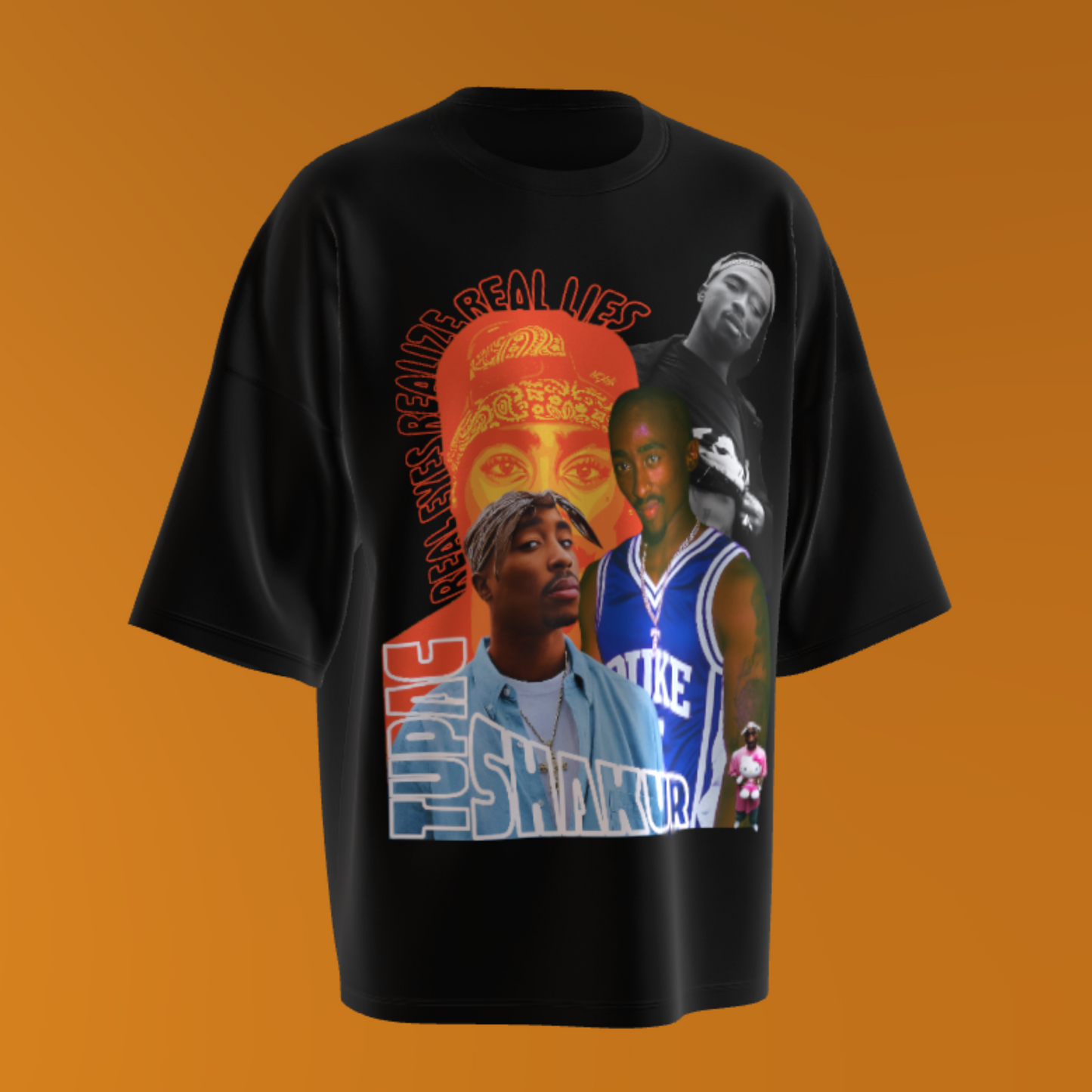 [Vintage 2Pac] - Oversized Unisex Tshirt