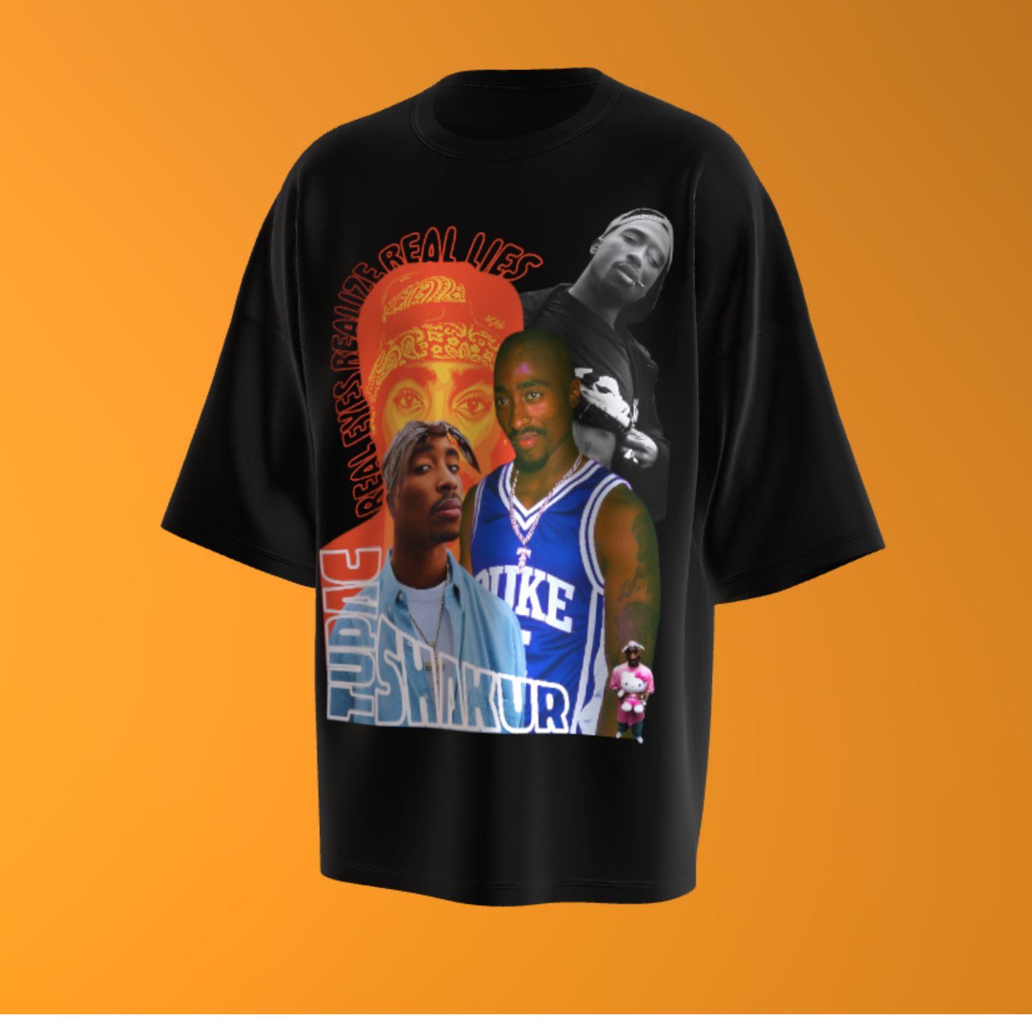 [Vintage 2Pac] - Oversized Unisex Tshirt